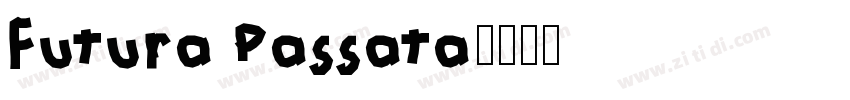 Futura Passata字体转换